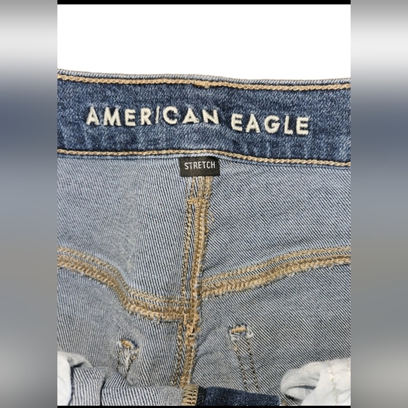 American Eagle Outfitters Stretch Womens Size 8 Blue Skinny Jeans EUC - Picture 11 of 16